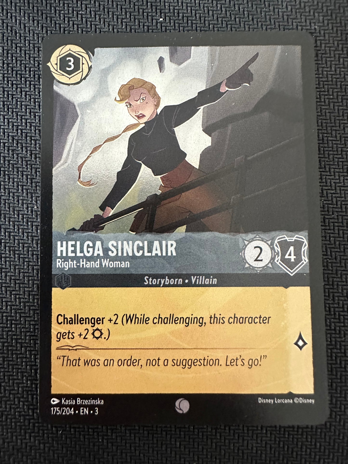 #175 Helga Sinclair Foil Disney Lorcana Into the Inklands