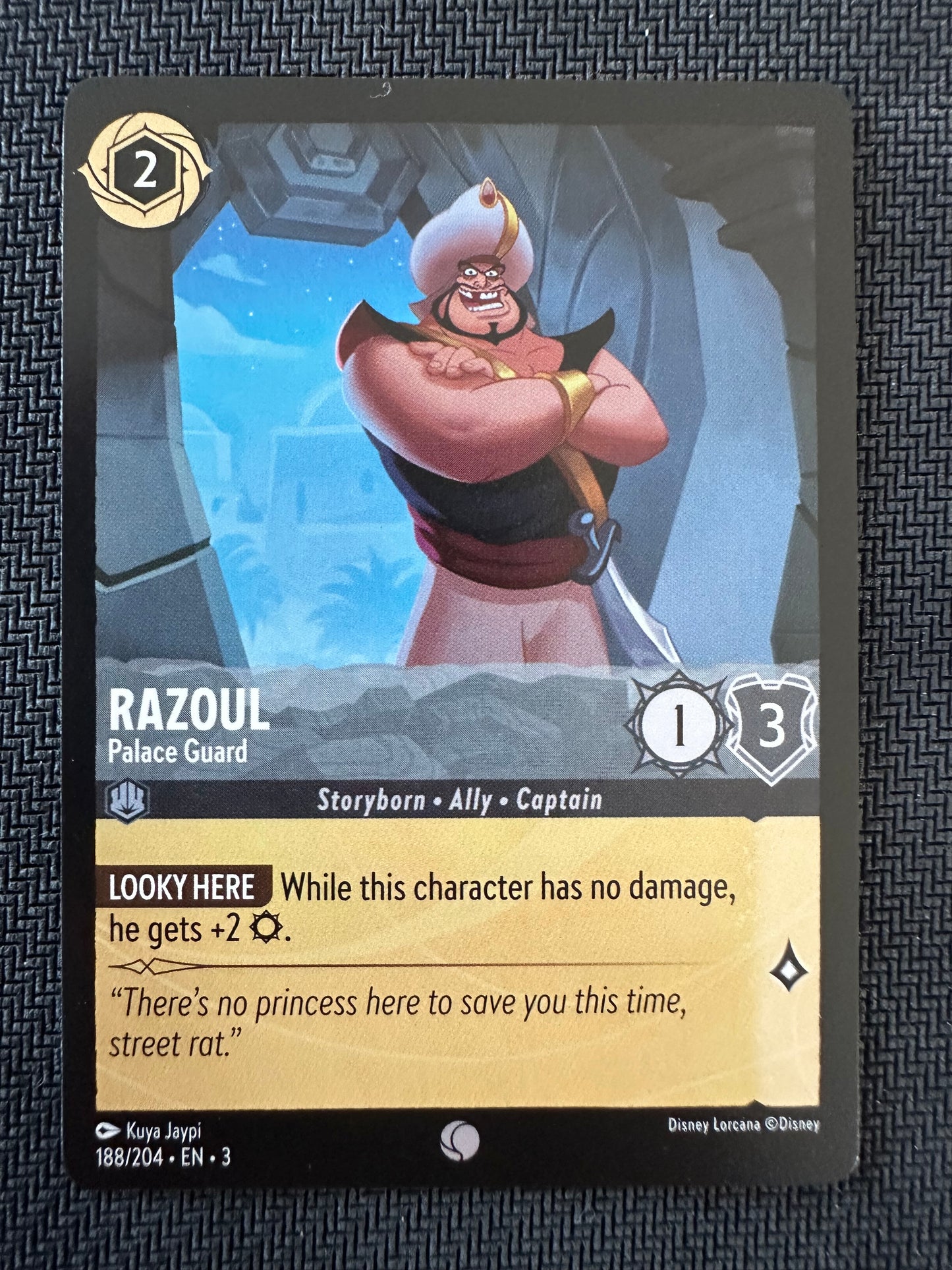 #188 Razoul Disney Lorcana Into the Inklands