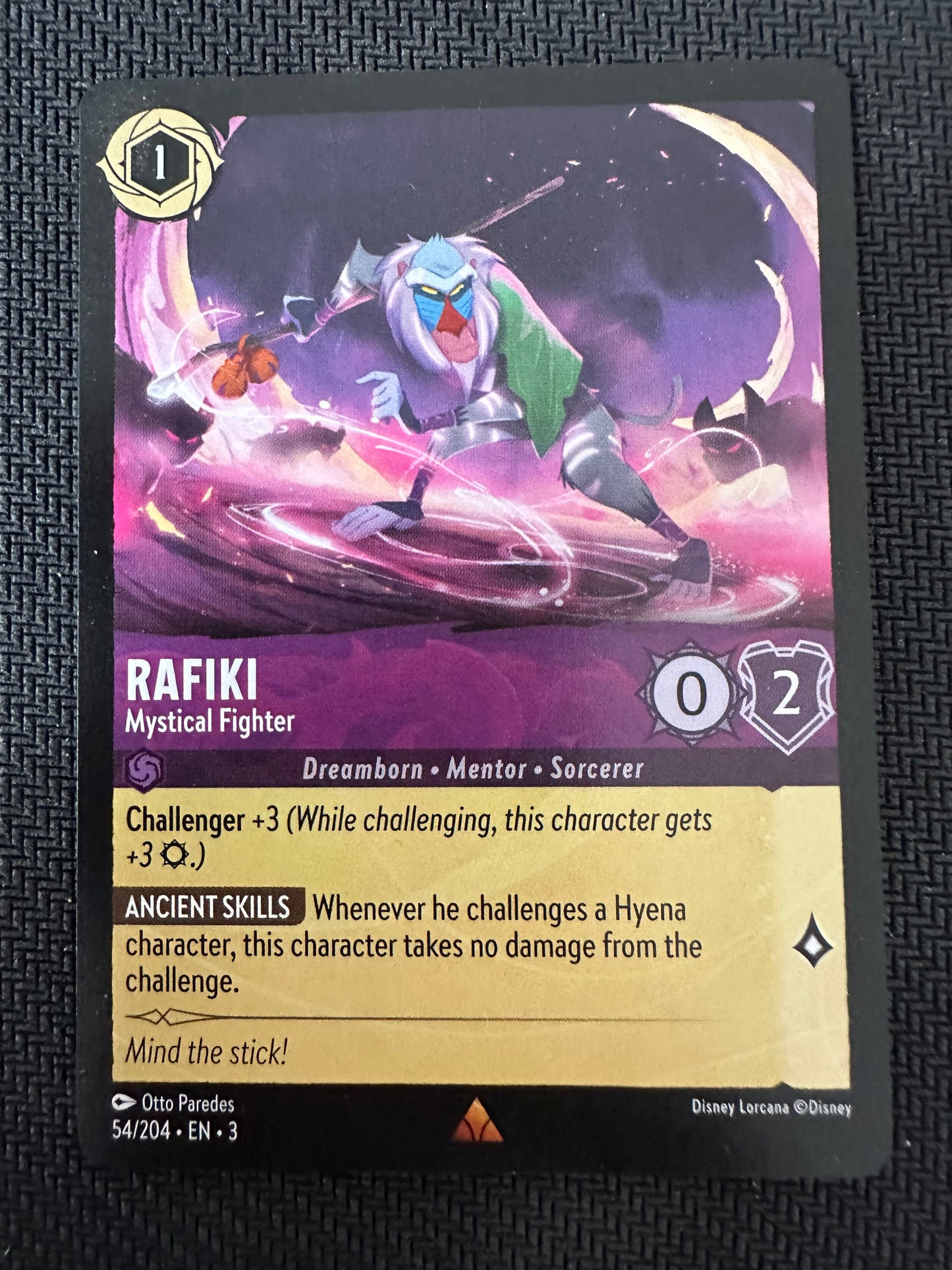 #54 Rafiki Disney Lorcana Into the Inklands
