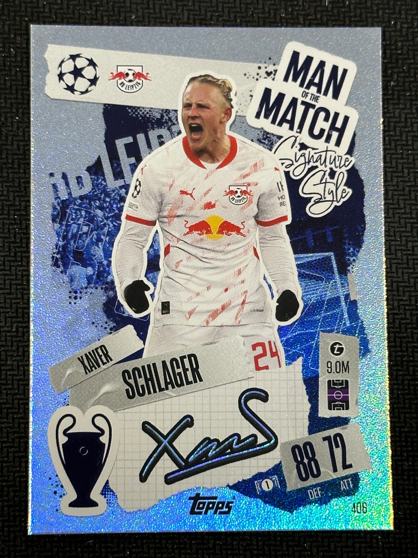 Xaver Schlager #406 Match Attax 24/25