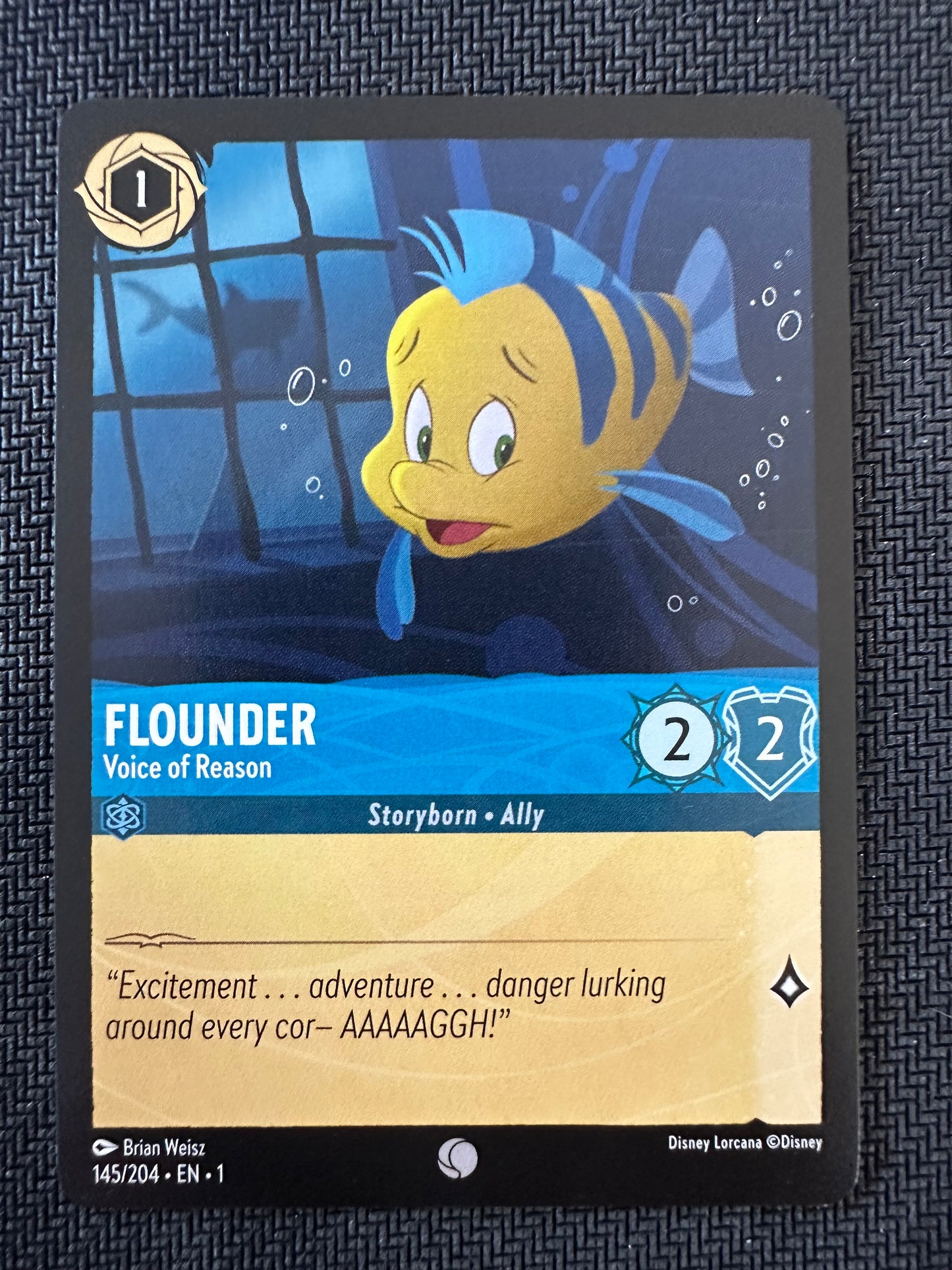 #145 Flounder Disney Lorcana The First Chapter