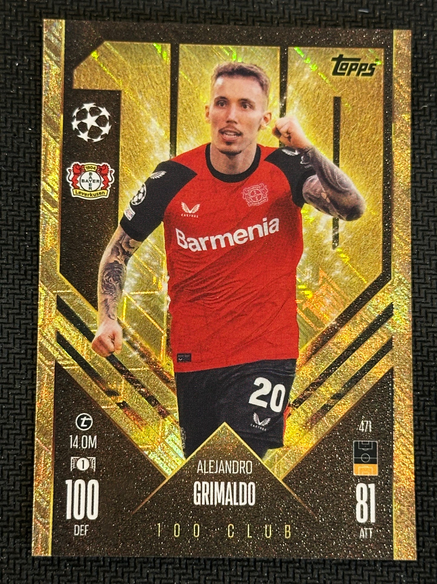 Alejandro Grimaldo #471 Match Attax 24/25