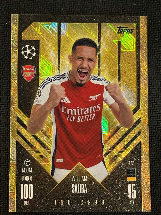 William Saliba #472 Match Attax 24/25