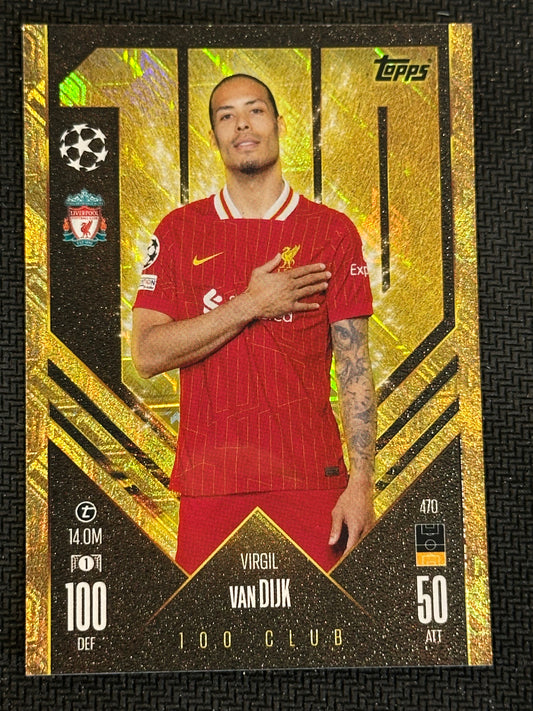 Virgil Van Dijk #470 Match Attax 24/25