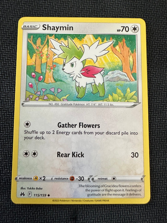 #115 Shaymin Crown Zenith Sun & Moon Pokemon