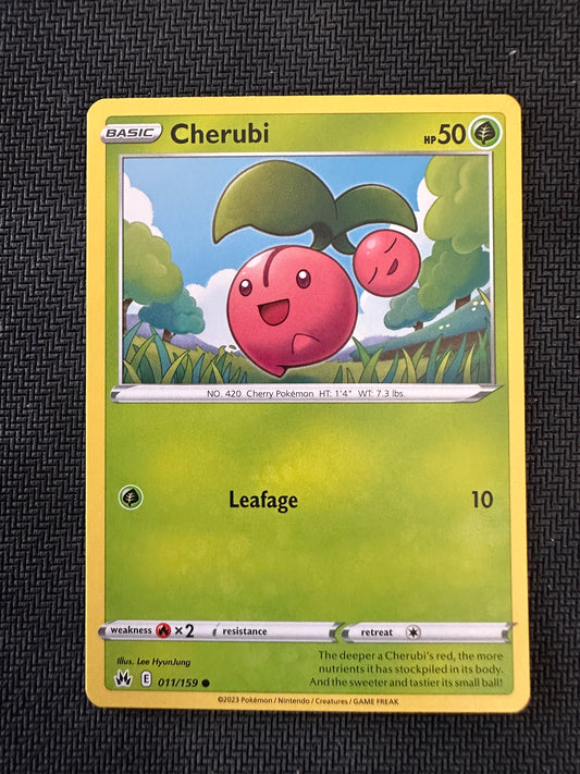 #11 Cherubi Crown Zenith Sun & Moon Pokemon