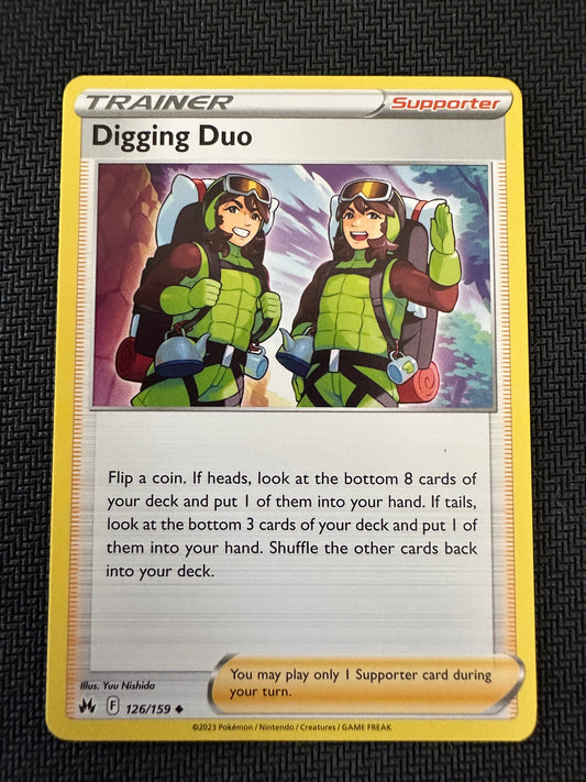 #126 Digging Duo Crown Zenith Sun & Moon Pokemon