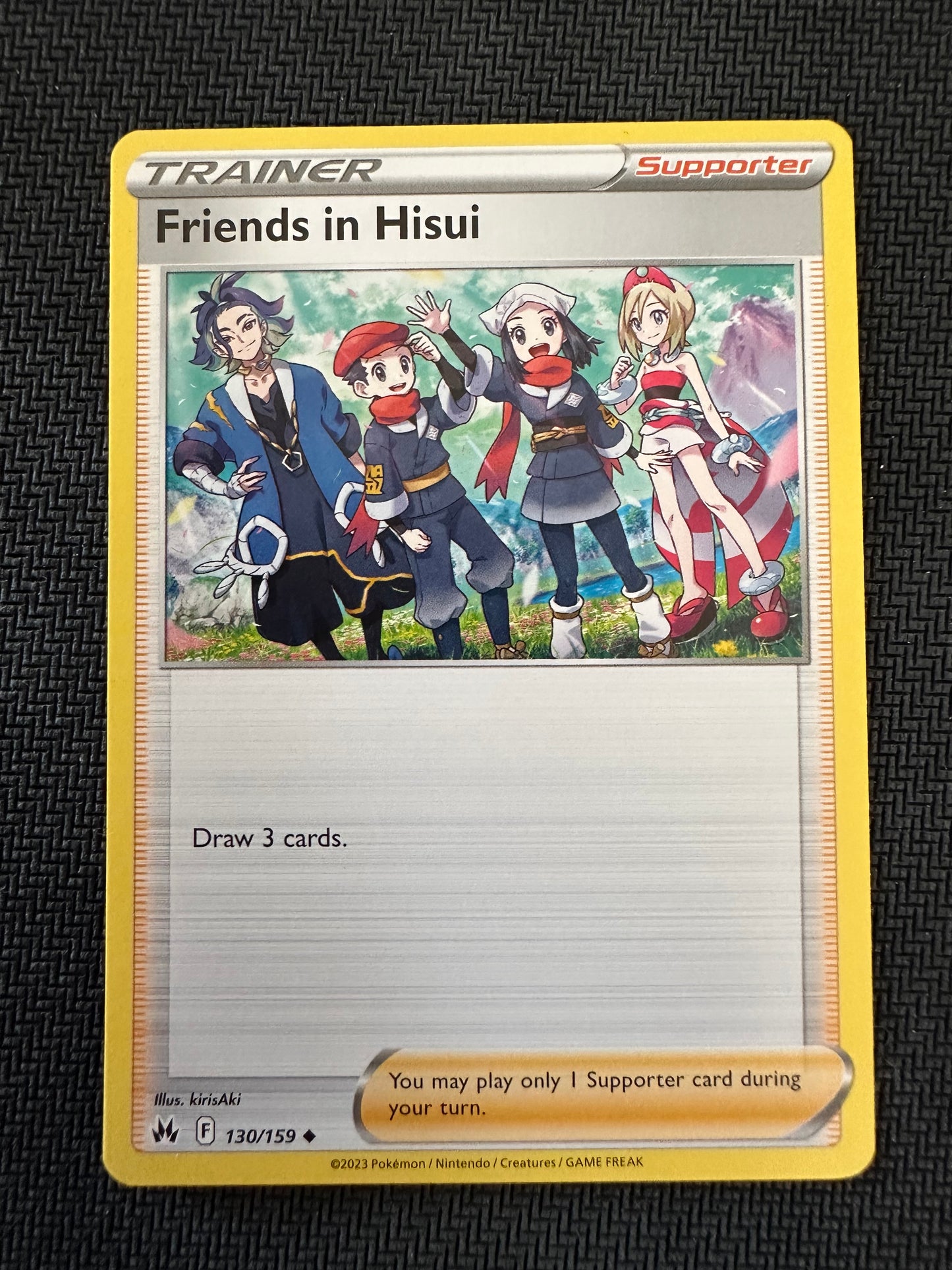 #130 Friends in Hisui Crown Zenith Sun & Moon Pokemon