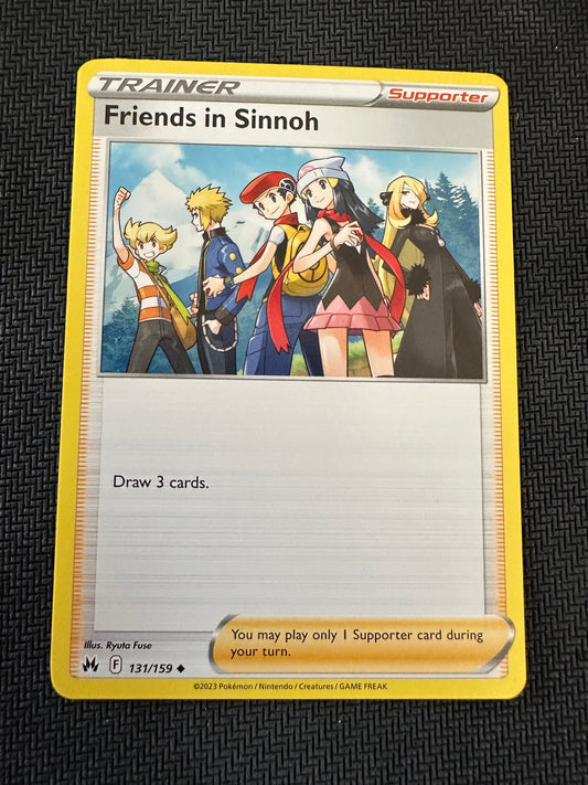 #131 Friends in Sinnoh Crown Zenith Sun & Moon Pokemon