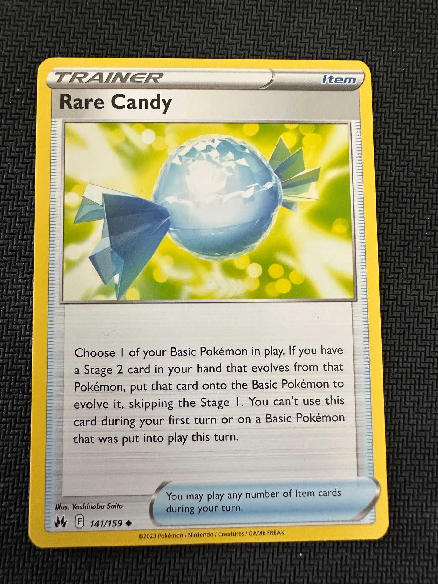 #141 Rare Candy Crown Zenith Sun & Moon Pokemon