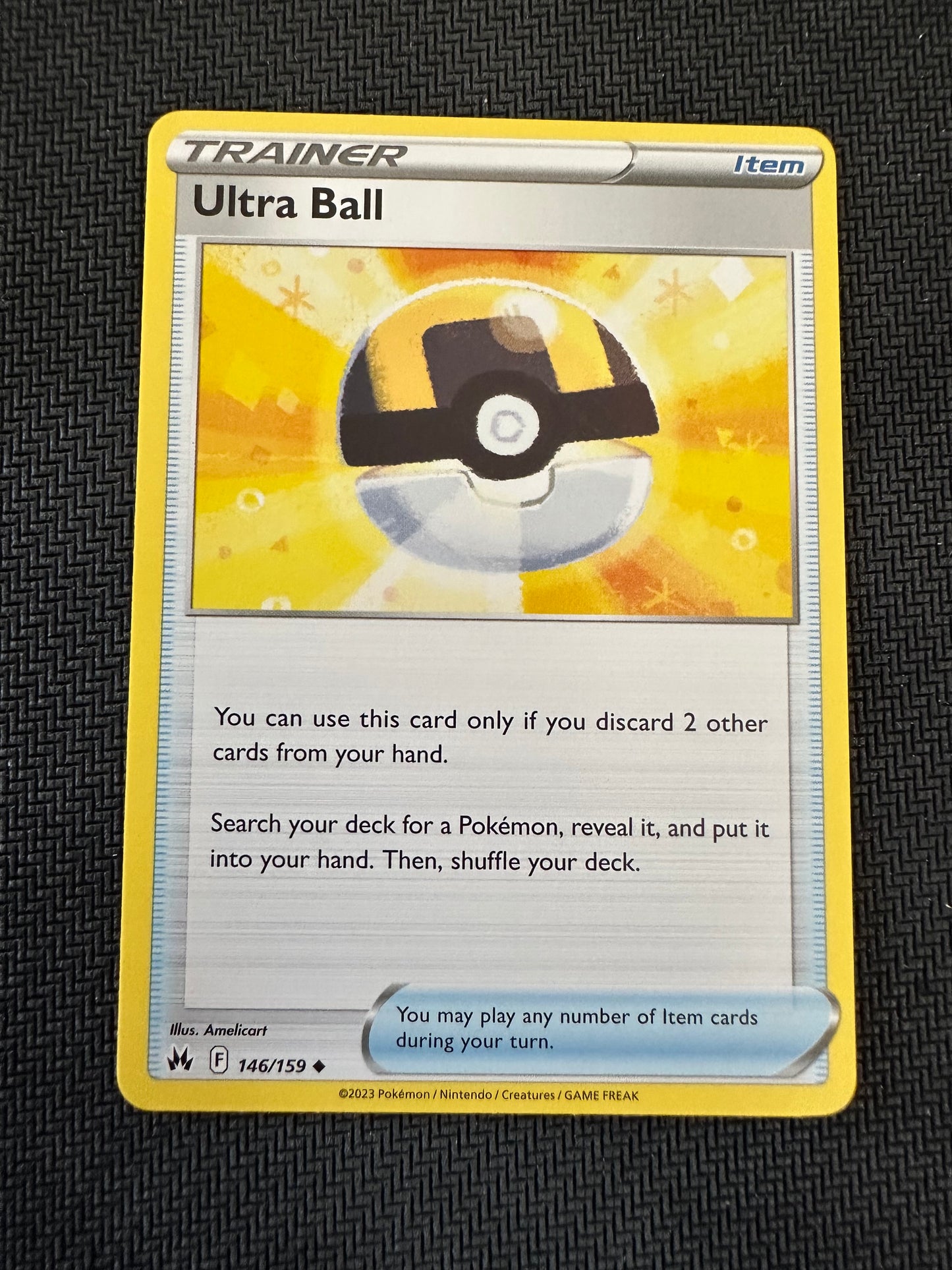 #146 Ultra Ball Crown Zenith Sun & Moon Pokemon