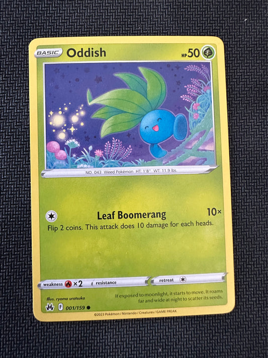 #1 Oddish Crown Zenith Sun & Moon Pokemon