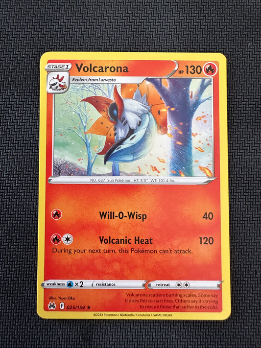 #25 Volcarona Crown Zenith Sun & Moon Pokemon