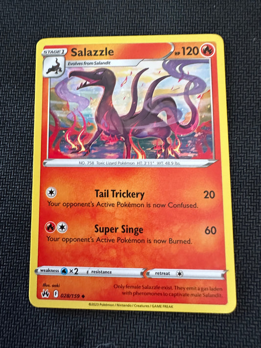 #28 Salazzle Crown Zenith Sun & Moon Pokemon