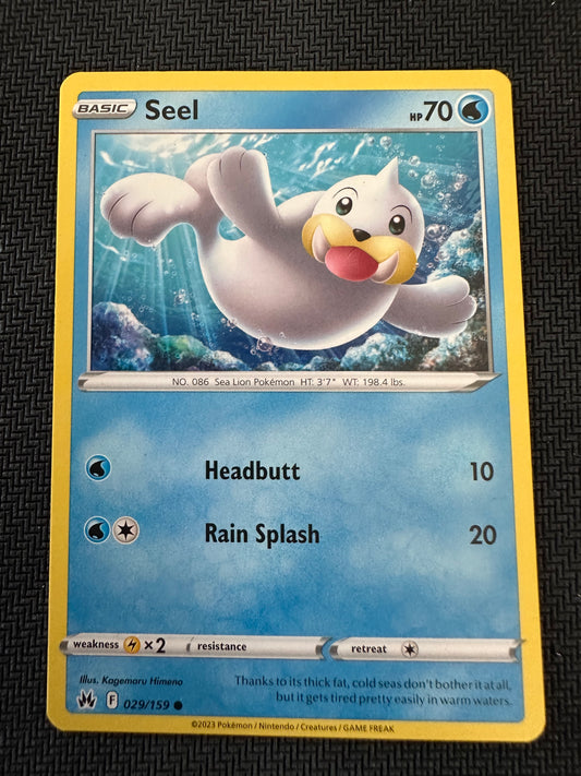 #29 Seel Crown Zenith Sun & Moon Pokemon