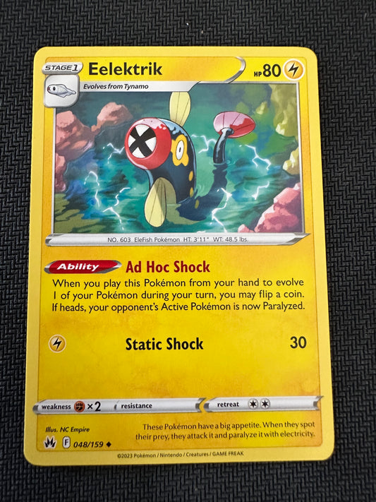 #48 Eelektrik Crown Zenith Sun & Moon Pokemon