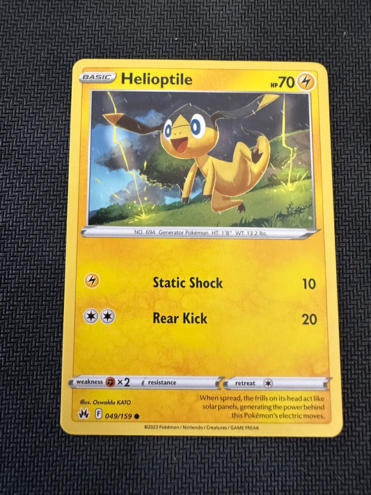 #49 Helioptile Crown Zenith Sun & Moon Pokemon