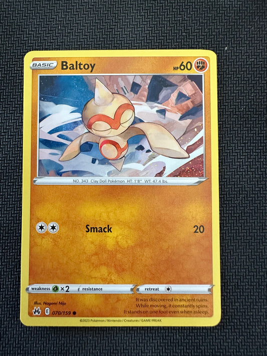 #70 Baltoy Crown Zenith Sun & Moon Pokemon