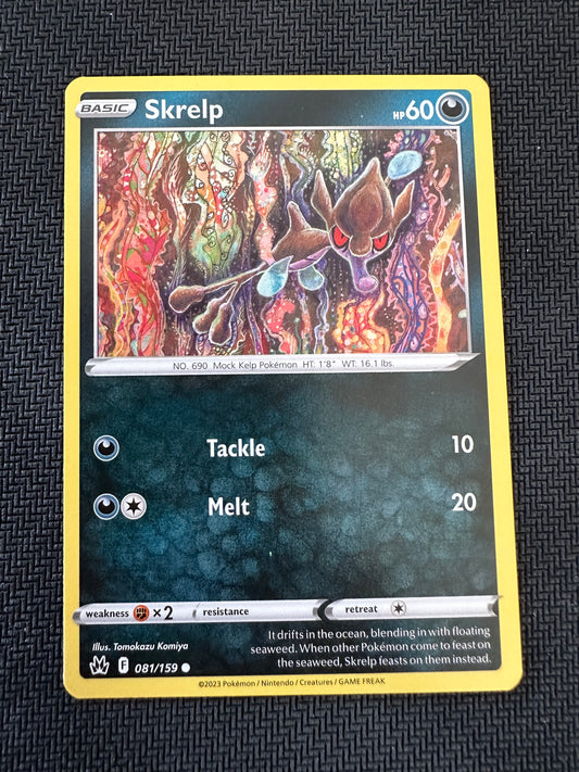 #81 Skrelp Crown Zenith Sun & Moon Pokemon