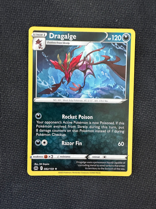 #82 Dragalge Crown Zenith Sun & Moon Pokemon