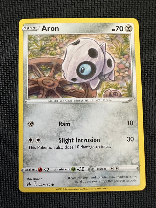 #87 Aron Crown Zenith Sun & Moon Pokemon