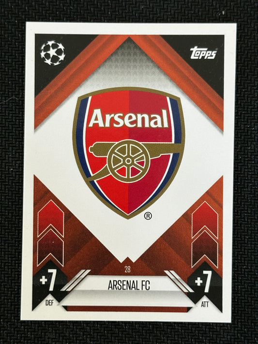 Arsenal Team Badge #28 Match Attax 24/25