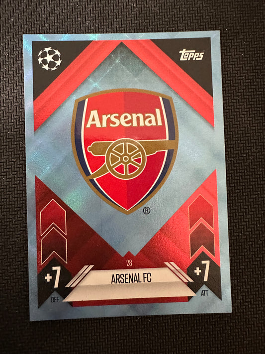 Arsenal Team Badge Alternate #28 Match Attax 24/25