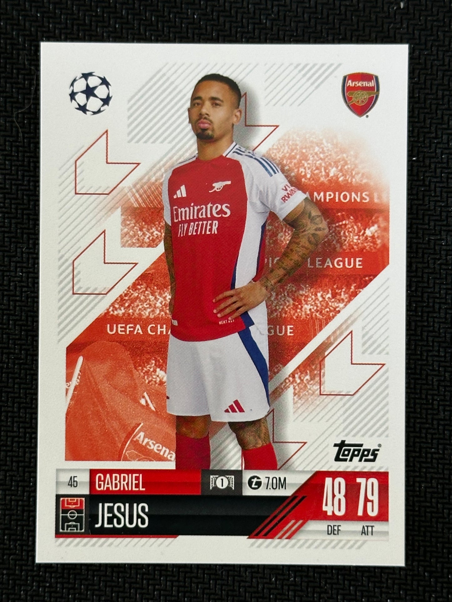 Gabriel Jesus  #45 Match Attax 24/25