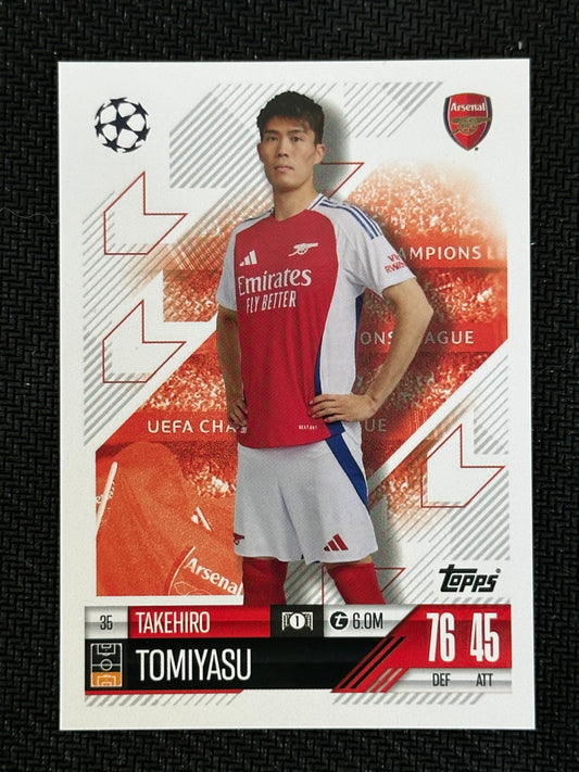 Takehiro Tomiyasu #35 Match Attax 24/25