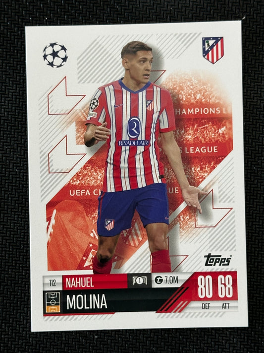 Nahuel Molina #112 Match Attax 24/25