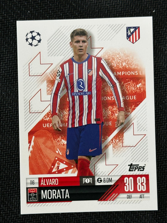 Alvaro Morata #116 Match Attax 24/25