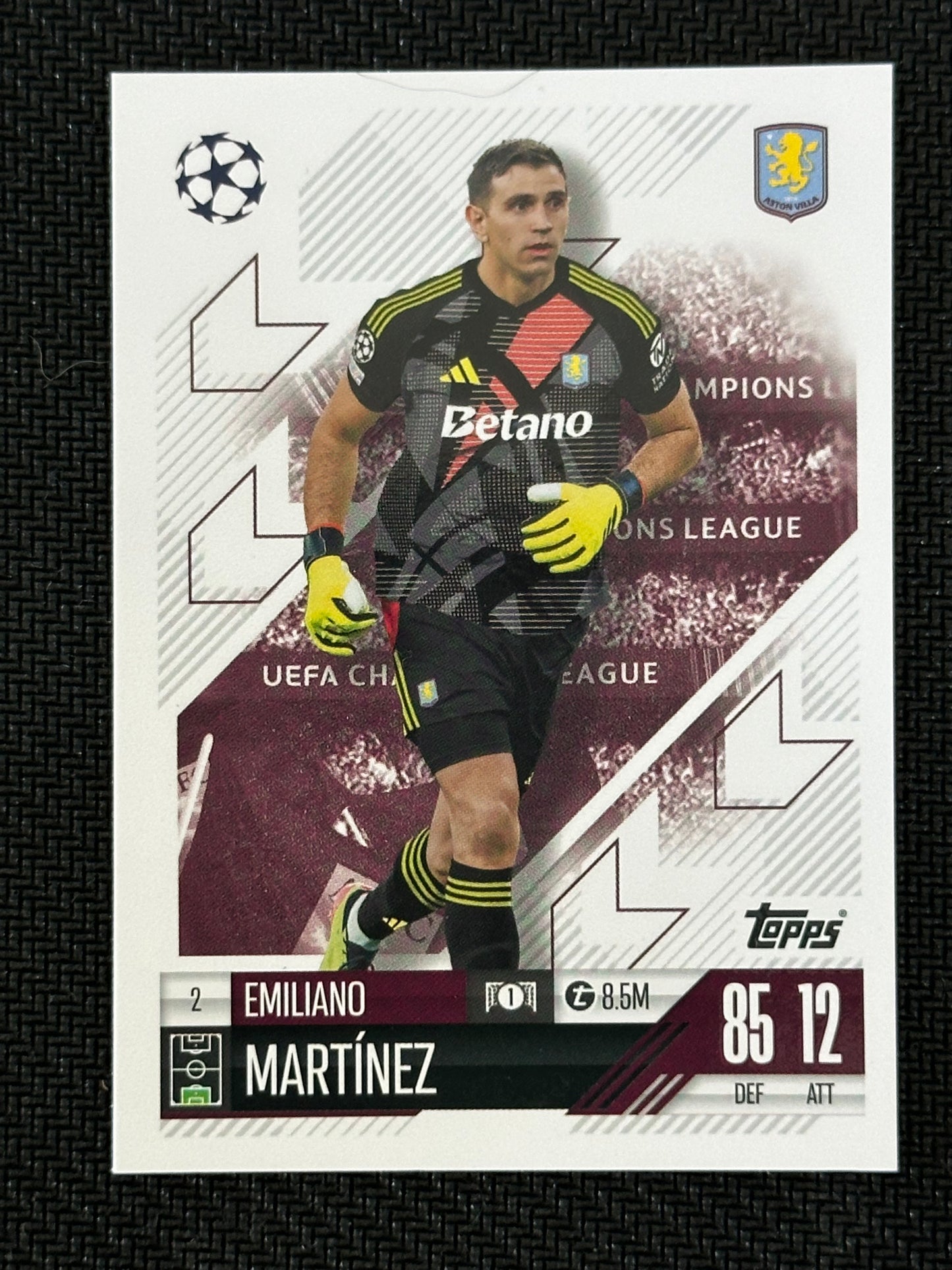 Emilliano Martinez #2 Match Attax 24/25