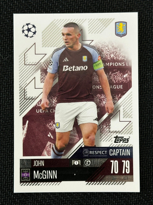 John McGinn #6 Match Attax 24/25