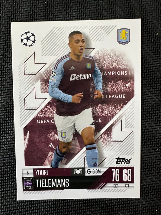 Youri Tielemans #5 Match Attax 24/25
