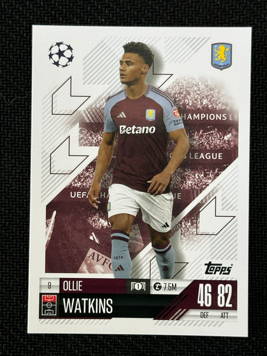 Ollie Watkins #9 Match Attax 24/25