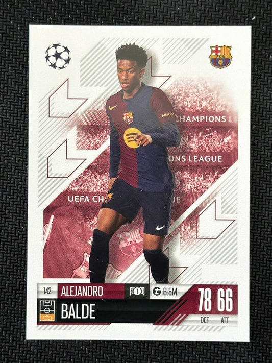 Alejandro Balde #142 Match Attax 24/25