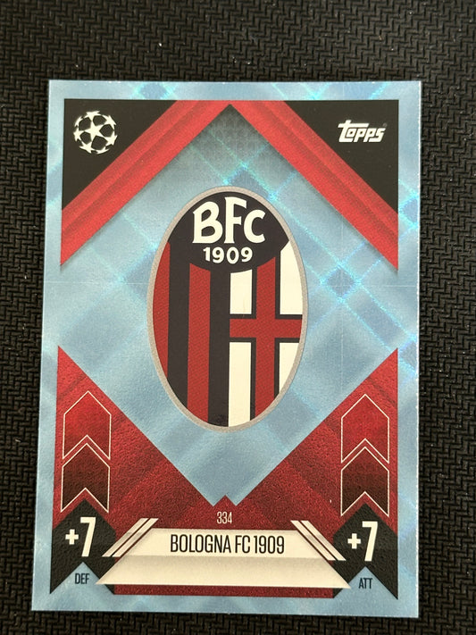 Bologna FC 1909 Team Badge Alternate #334 Match Attax 24/25