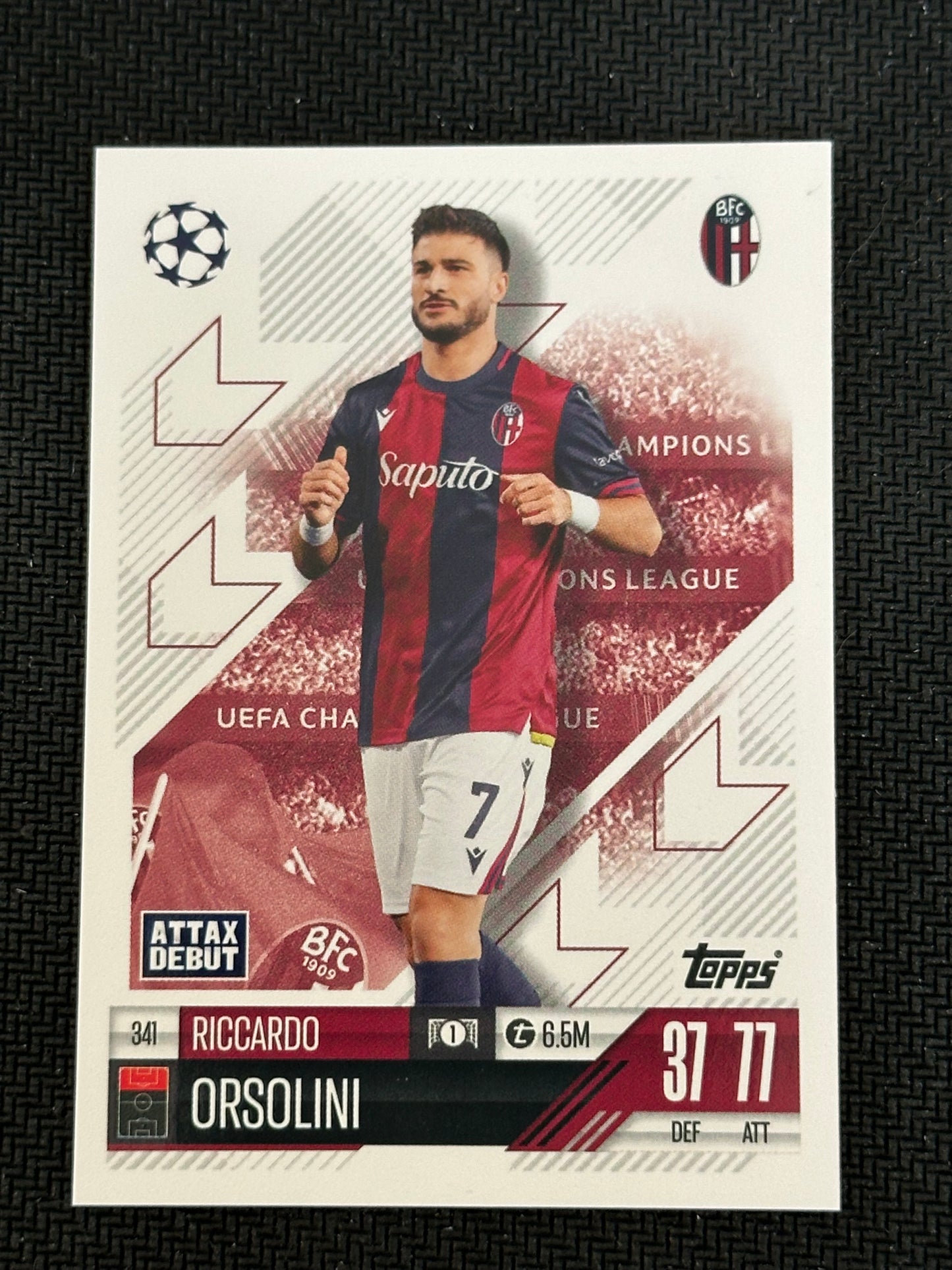 Riccardo Orsolini #341 Match Attax 24/25