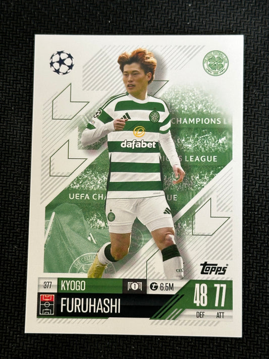 Kyogo Furuhashi #377 Match Attax 24/25