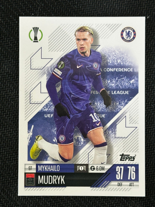 Mykhailo Mudryk #97 Match Attax 24/25