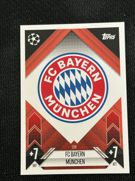 FC Bayern Munchen Team Badge #208 Match Attax 24/25