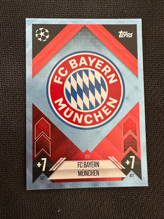 FC Bayern Munchen Team Badge Alternate #208 Match Attax 24/25