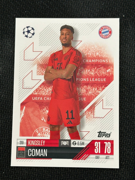 Kingsley Coman #219 Match Attax 24/25