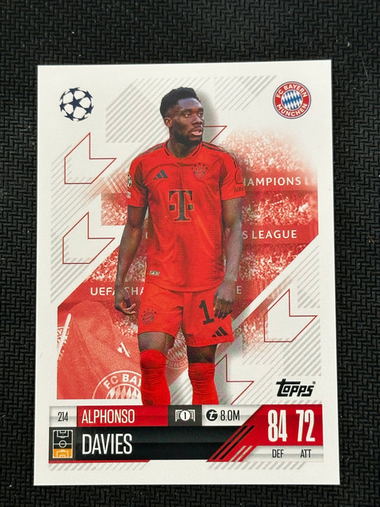 Alphonso Davies #214 Match Attax 24/25