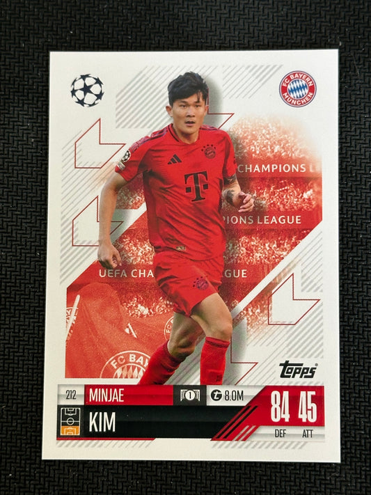 Minjae Kim #212 Match Attax 24/25