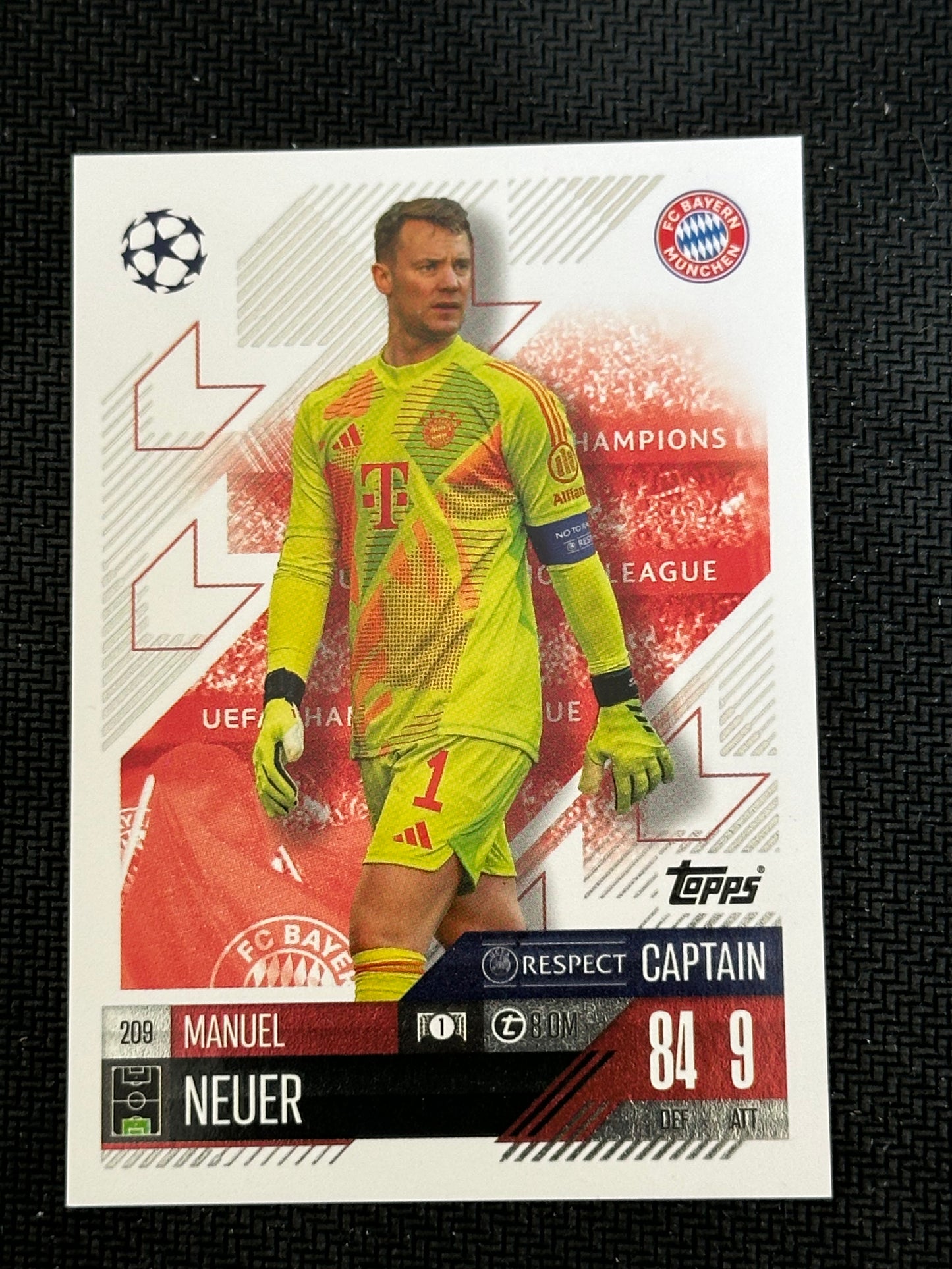 Manuel Neuer #209 Match Attax 24/25