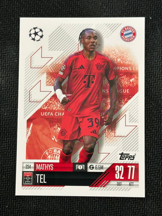 Mathys Tel #224 Match Attax 24/25