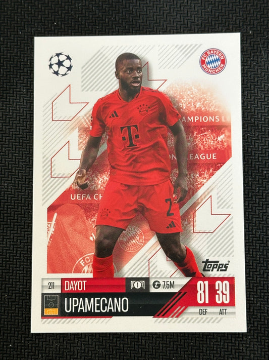 Dayot Upamecano #211 Match Attax 24/25