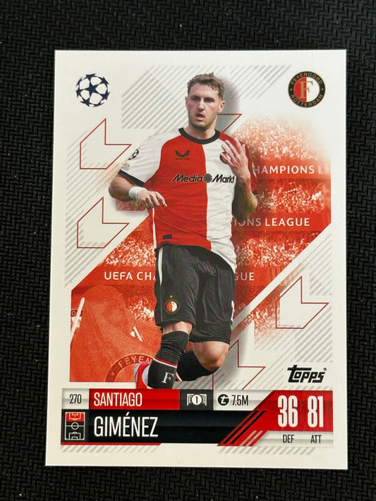 Santiago Gimenez #270 Match Attax 24/25