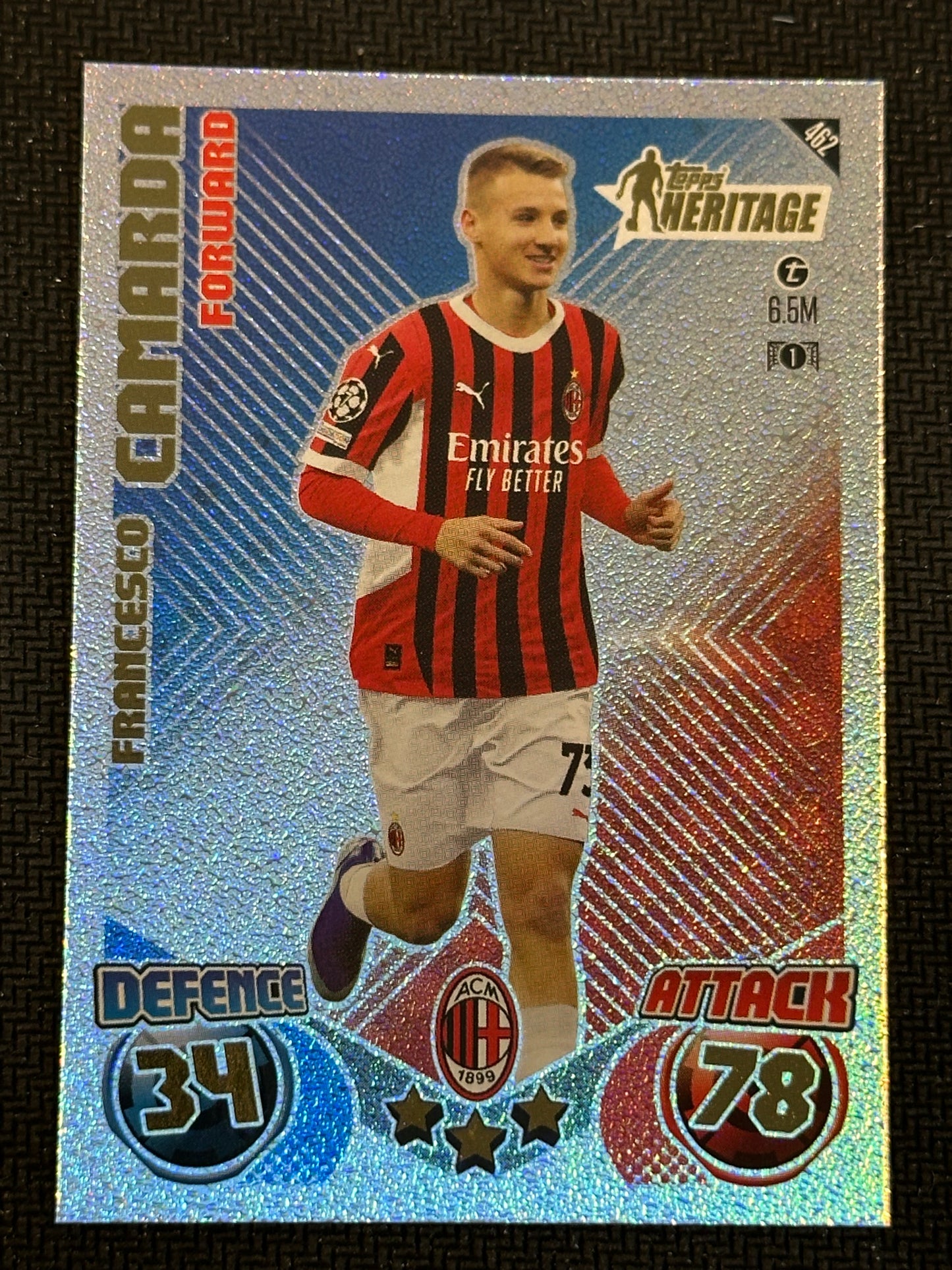 Francesco Camarda #462  Match Attax 24/25